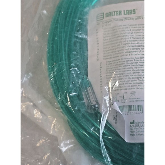 Salter Lab Ref 2025 G-25 Green Oxygen Tube. - Picture 9 of 10